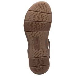 Clarks Sandals|Women's , April Cove Sandal Bronze Br