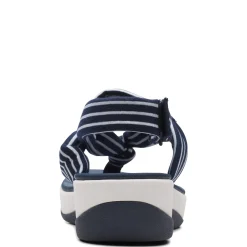 Clarks Sandals|Women's , Arla Nicole Sandal Navy White
