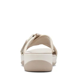 Clarks Sandals|Women's , Arla Wave Sandal Beige Combi