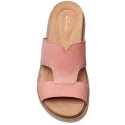 Clarks Sandals|Women's , Arwell Walk Sandal Peach Nubuck