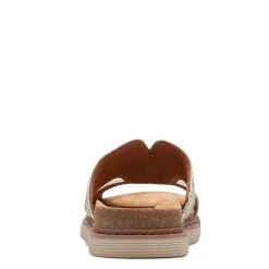 Clarks Sandals|Women's , Arwell Walk Sandal Snake Print Leather