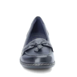 Clarks Slip-On Shoes|Women's , Ashland Bubble Loafer Navy