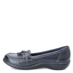 Clarks Slip-On Shoes|Women's , Ashland Bubble Loafer Navy