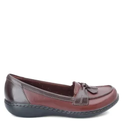 Clarks Loafers|Women's , Ashland Bubble Loafer Brown Multi
