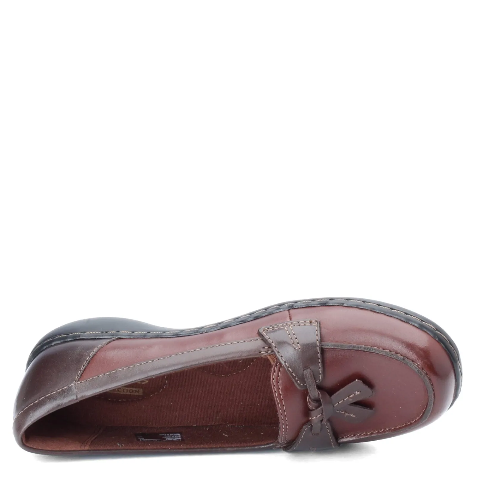 Clarks Loafers|Women's , Ashland Bubble Loafer Brown Multi