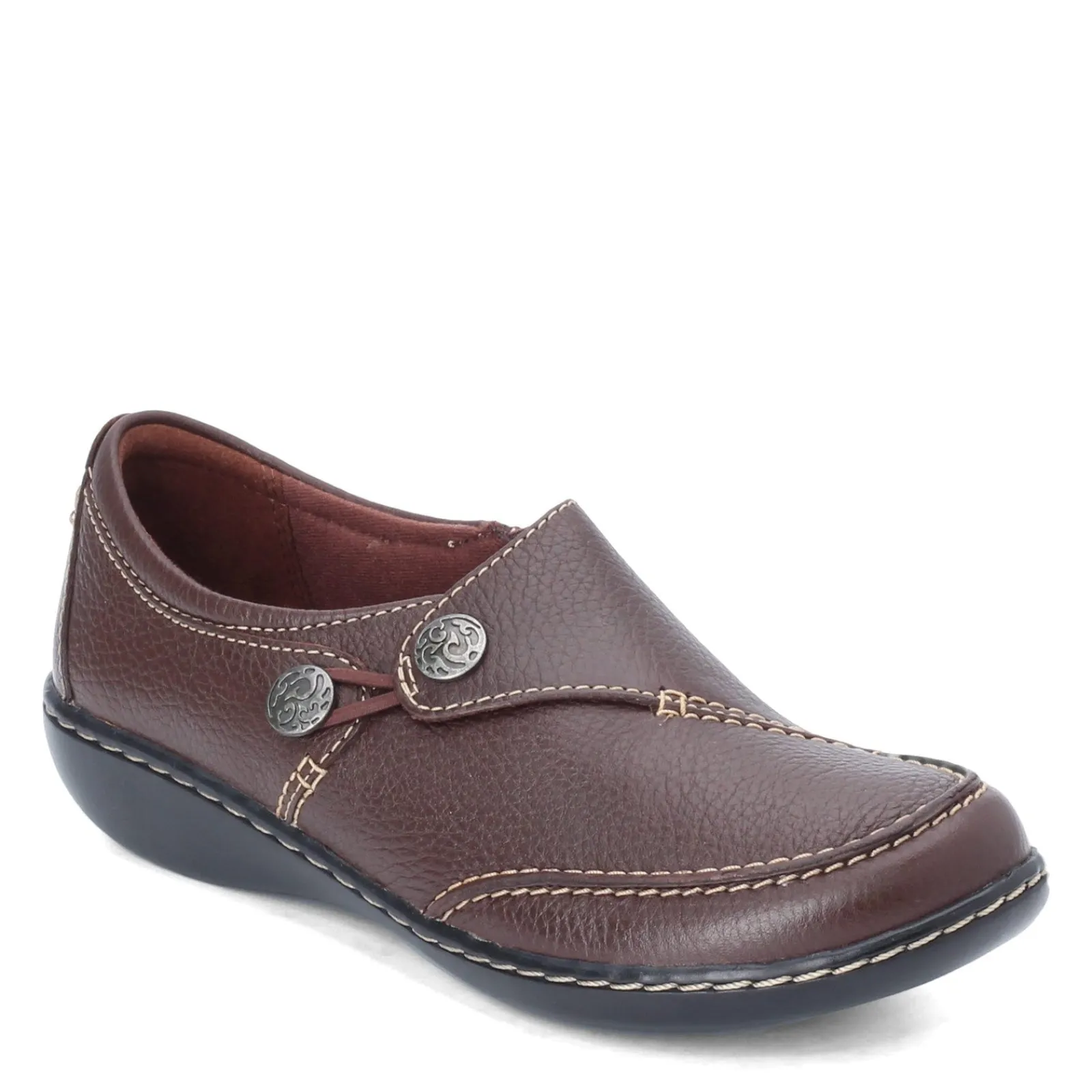 Clarks Slip-On Shoes|Women's , Ashland Lane Q Slip-On Brown