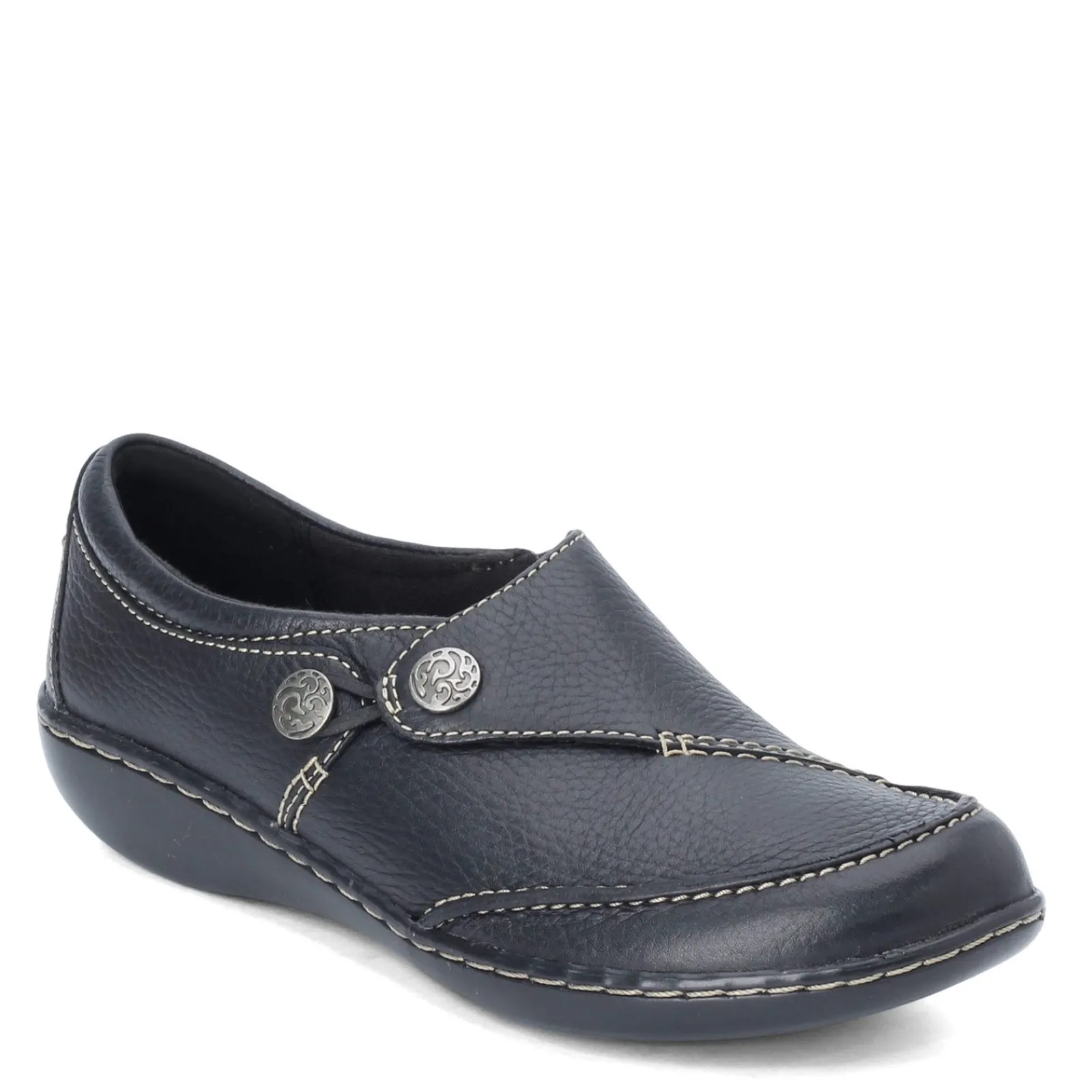 Clarks Slip-On Shoes|Women's , Ashland Lane Q Slip-On Black