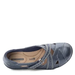 Clarks Slip-On Shoes|Women's , Ashland Spin Slip-On Navy