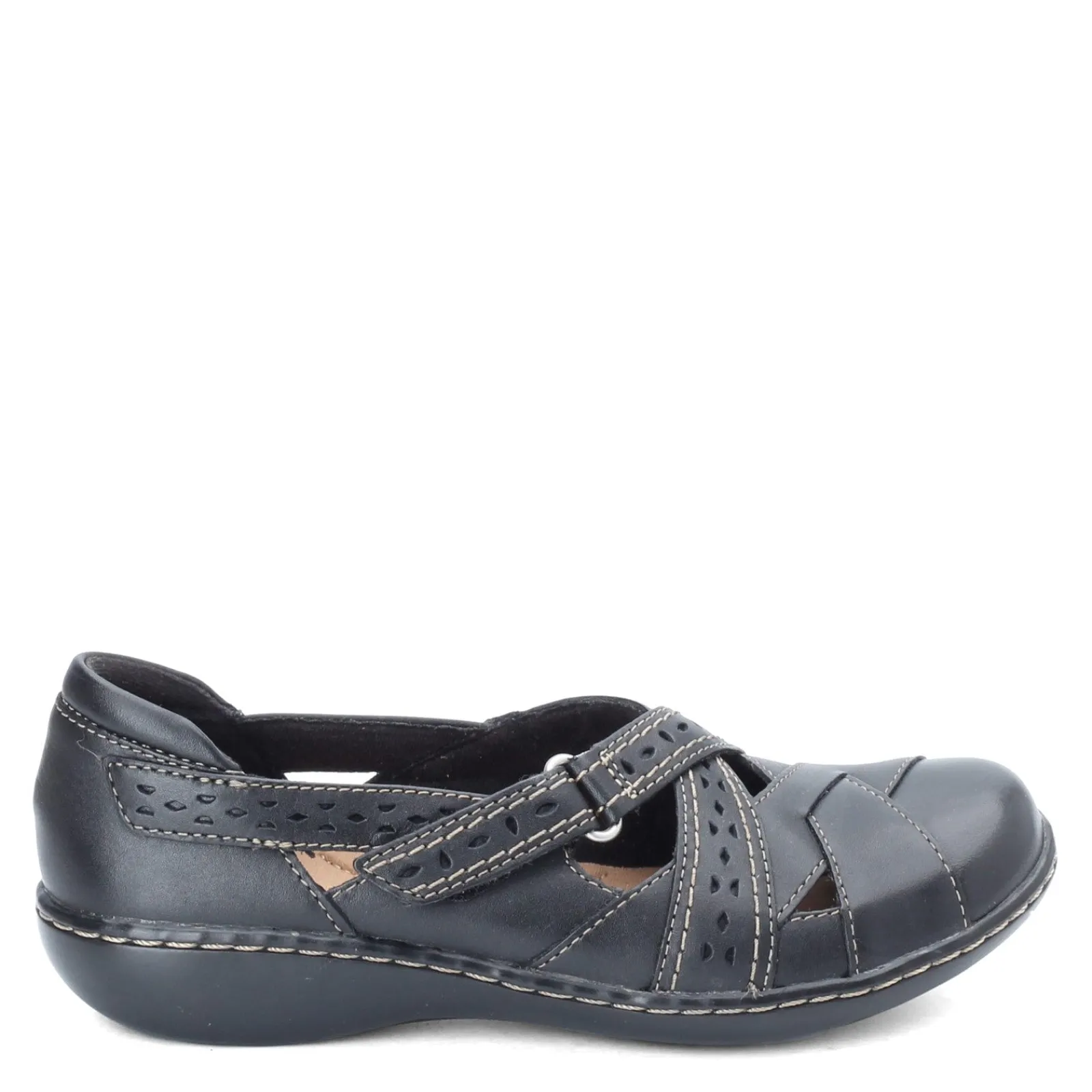 Clarks Slip-On Shoes|Women's , Ashland Spin Slip-On Black