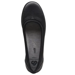 Clarks Slip-On Shoes|Women's , Ayla Low Slip-On Black
