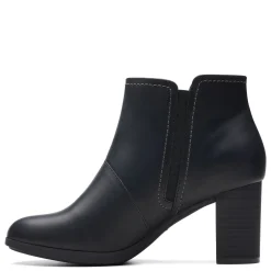 Clarks Boots|Women's , Bayla Glow Boot Black Oily