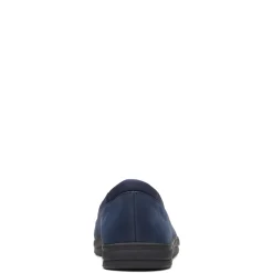 Clarks Flats|Women's , Breeze Ayla Slip-On Navy