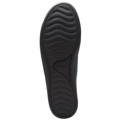 Clarks Flats|Women's , Breeze Ayla Slip-On Navy