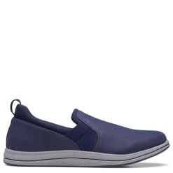 Clarks Sneakers & Athletic|Women's , Breeze Bali Slip-On Navy