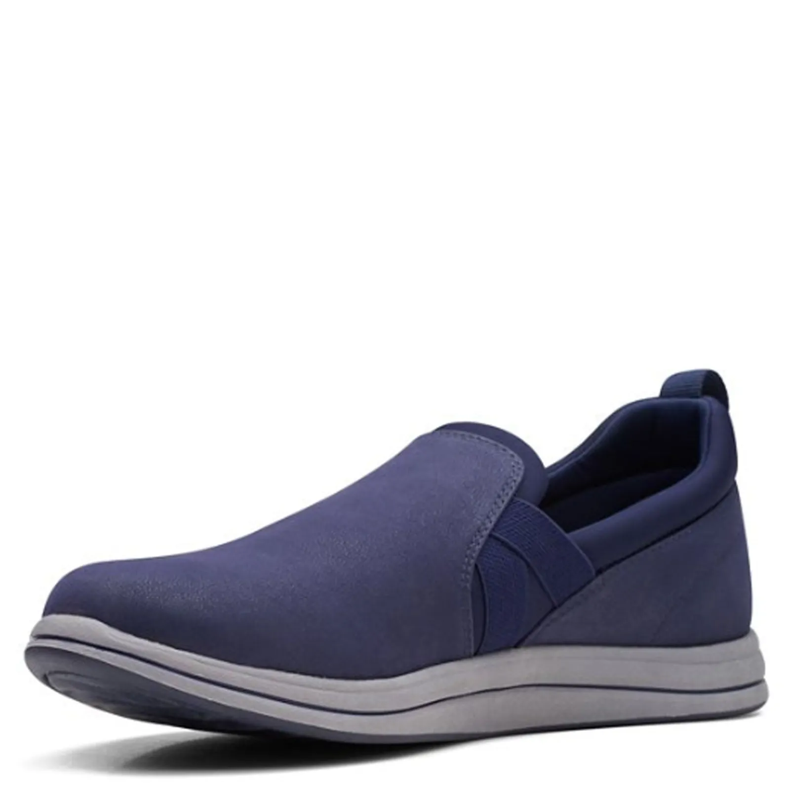 Clarks Sneakers & Athletic|Women's , Breeze Bali Slip-On Navy