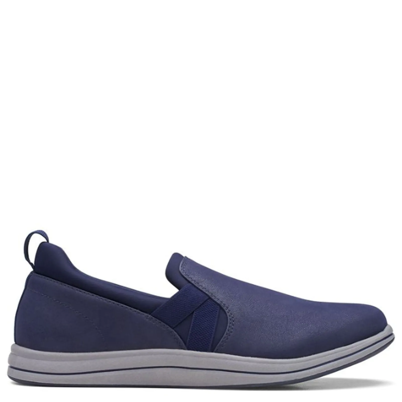 Clarks Loafers|Women's , Breeze Bali Slip-On Navy