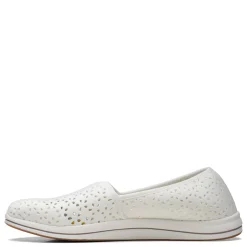 Clarks Slip-On Shoes|Women's , Breeze Emily Slip-On White