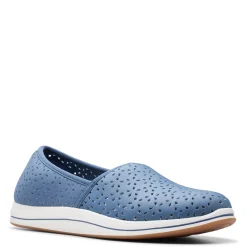 Clarks Slip-On Shoes|Women's , Breeze Emily Slip-On Blue
