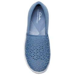 Clarks Slip-On Shoes|Women's , Breeze Emily Slip-On Blue