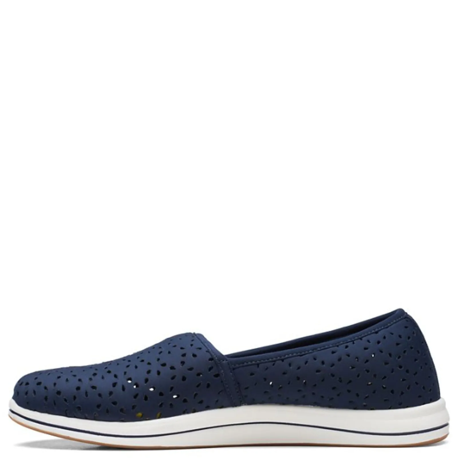 Clarks Sneakers & Athletic|Women's , Breeze Emily Slip-On Navy