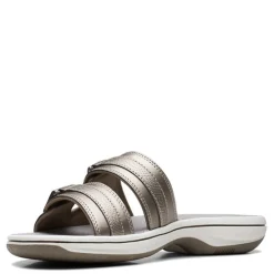 Clarks Sandals|Women's , Breeze Piper Sandal Pewter
