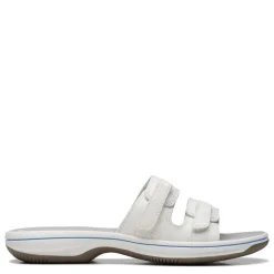 Clarks Sandals|Women's , Breeze Piper Sandal White