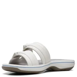 Clarks Sandals|Women's , Breeze Piper Sandal White