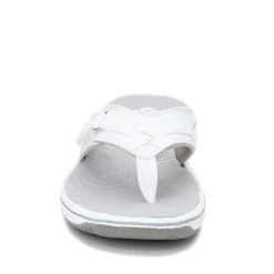 Clarks Sandals|Women's , Breeze Sea Sandal White