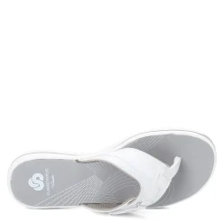 Clarks Sandals|Women's , Breeze Sea Sandal White