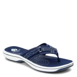 Clarks Sandals|Women's , Breeze Sea Sandal Navy
