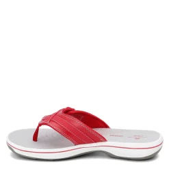 Clarks Sandals|Women's , Breeze Sea Sandal Red