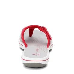 Clarks Sandals|Women's , Breeze Sea Sandal Red