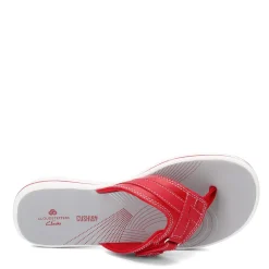 Clarks Sandals|Women's , Breeze Sea Sandal Red