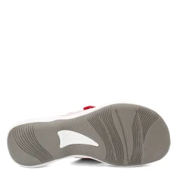 Clarks Sandals|Women's , Breeze Sea Sandal Red