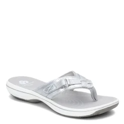 Clarks Sandals|Women's , Breeze Sea Sandal Silver