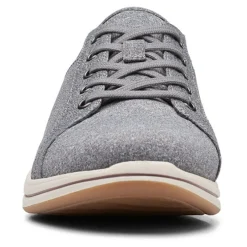 Clarks Sneakers & Athletic|Women's , Breeze Sky Slip-On Grey