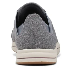Clarks Sneakers & Athletic|Women's , Breeze Sky Slip-On Grey