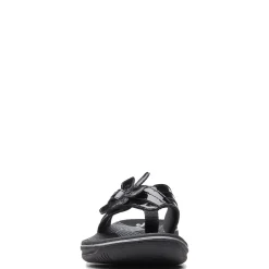 Clarks Sandals|Women's , Brinkley Flora Sandal Black Patent