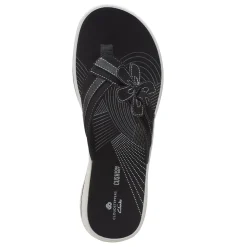 Clarks Sandals|Women's , Brinkley Flora Sandal Black