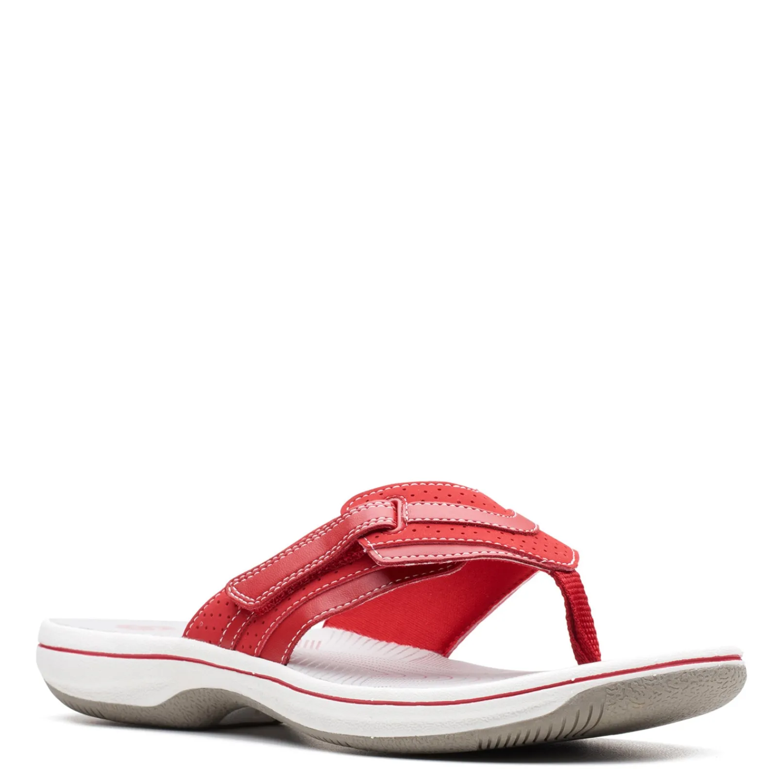 Clarks Sandals|Women's , Brinkley Keely Sandal Red
