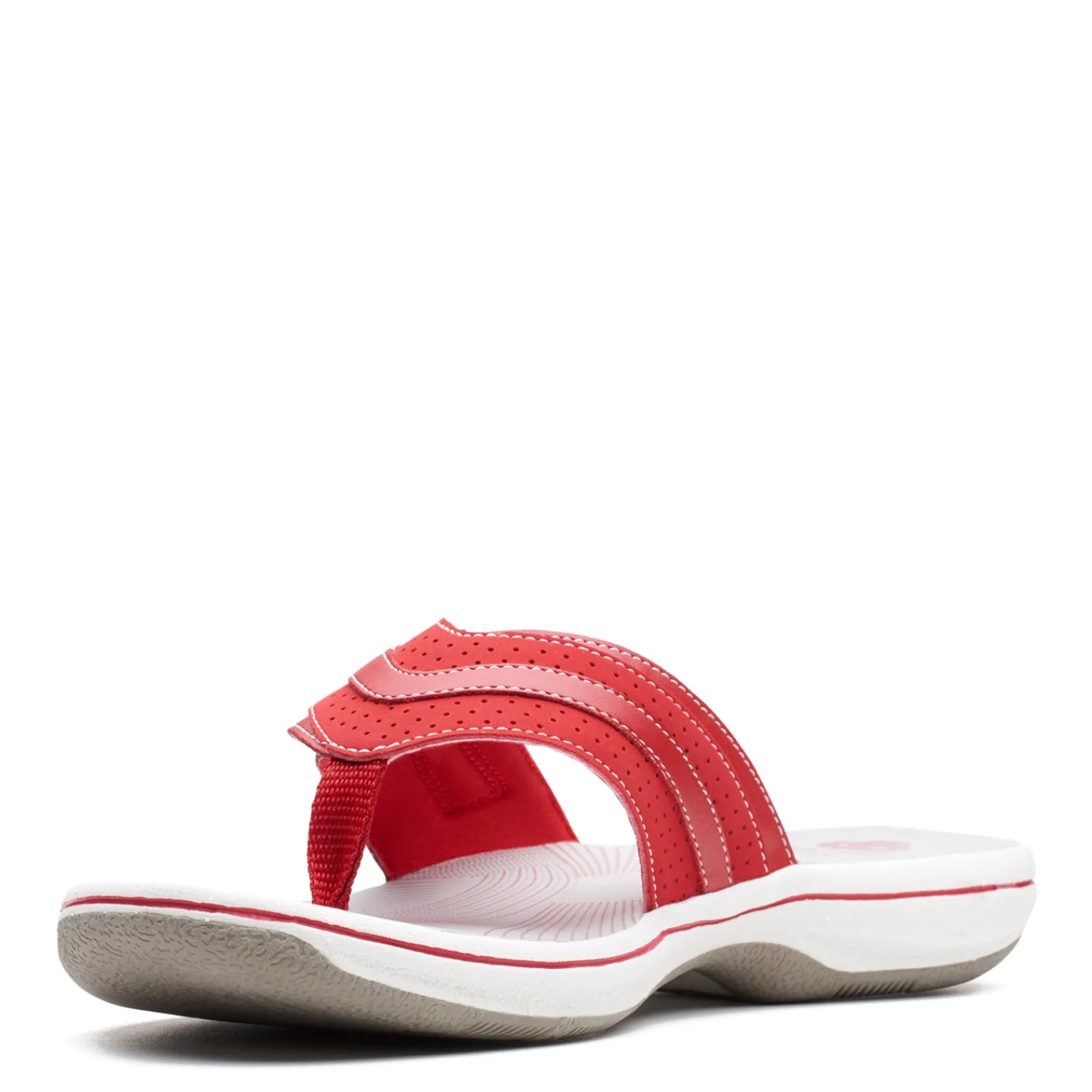 Clarks Sandals|Women's , Brinkley Keely Sandal Red