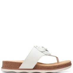 Clarks Sandals|Women's , Brynne Style Sandal White