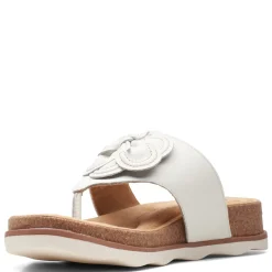Clarks Sandals|Women's , Brynne Style Sandal White