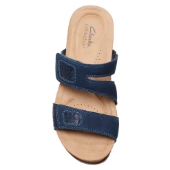 Clarks Sandals|Women's , Calenne Maye Sandal Navy