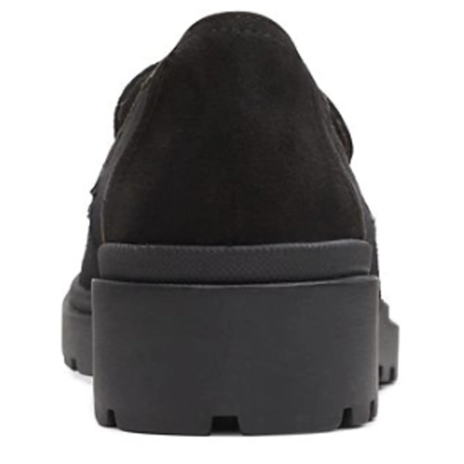 Clarks Loafers|Women's , Calla Ease Loafer Black Suede