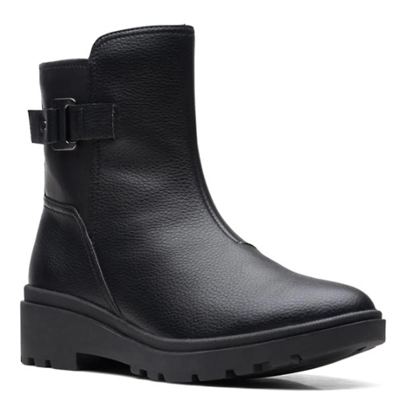 Clarks Boots|Women's , Calla Mid Boot Black