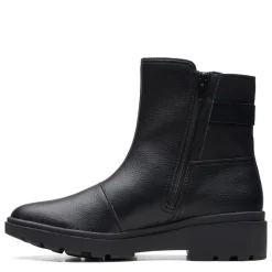 Clarks Boots|Women's , Calla Mid Boot Black