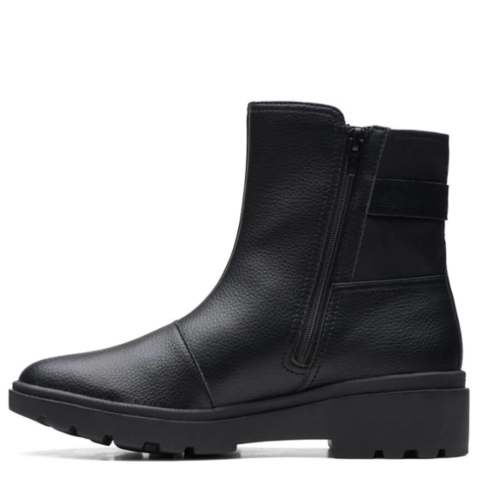 Clarks Boots|Women's , Calla Mid Boot Black
