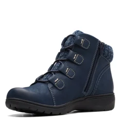 Clarks Boots|Women's , Carleigh Jade Boot Navy