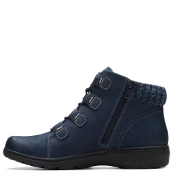 Clarks Boots|Women's , Carleigh Jade Boot Navy